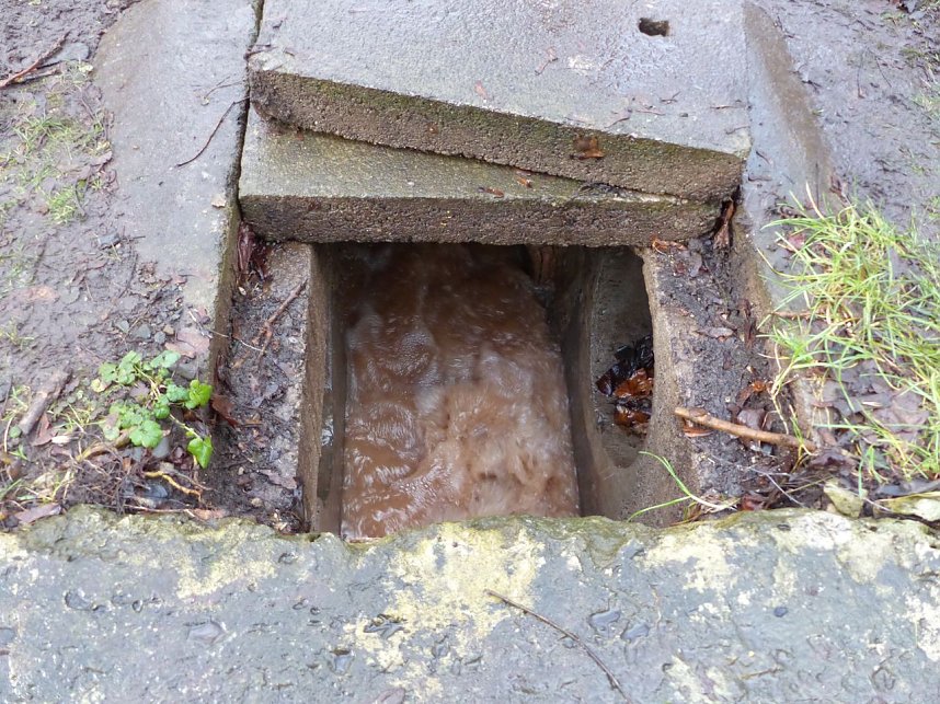 Parkallee &uuml;berflutet