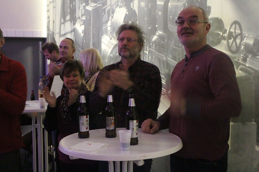 Das Dresdner Duo "Hands on Strings" er&ouml;ffnete heute die Nordh&auml;user Jazzsaison 2015