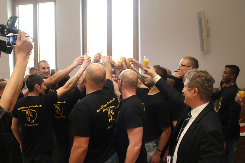 Die Boxer des Nordh&auml;user Sportvereins wurden heute im B&uuml;rgerhaus geehrt