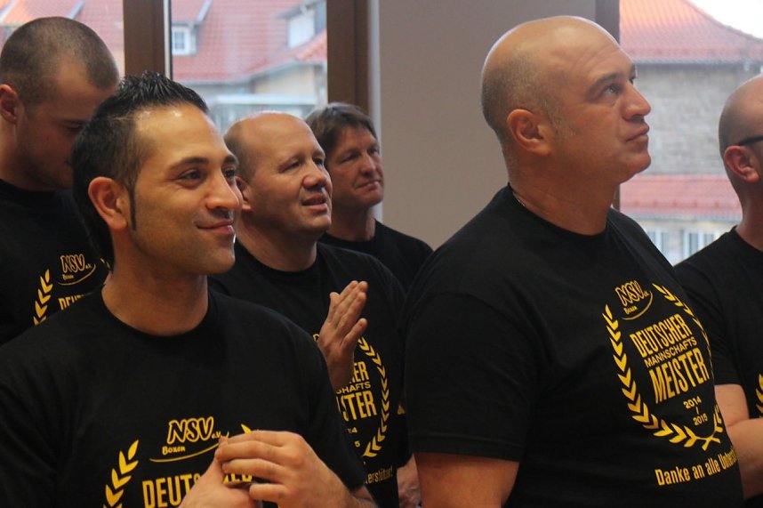 Die Boxer des Nordh&auml;user Sportvereins wurden heute im B&uuml;rgerhaus geehrt