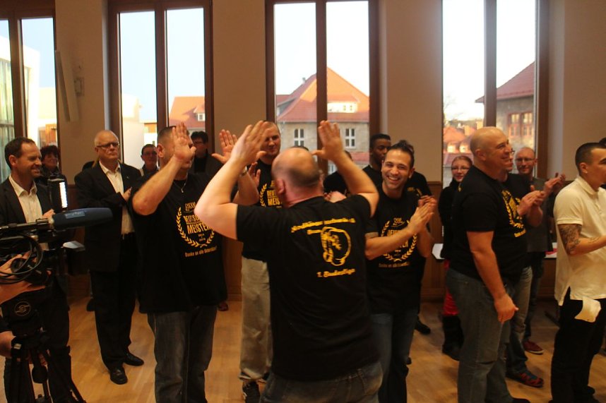 Die Boxer des Nordh&auml;user Sportvereins wurden heute im B&uuml;rgerhaus geehrt