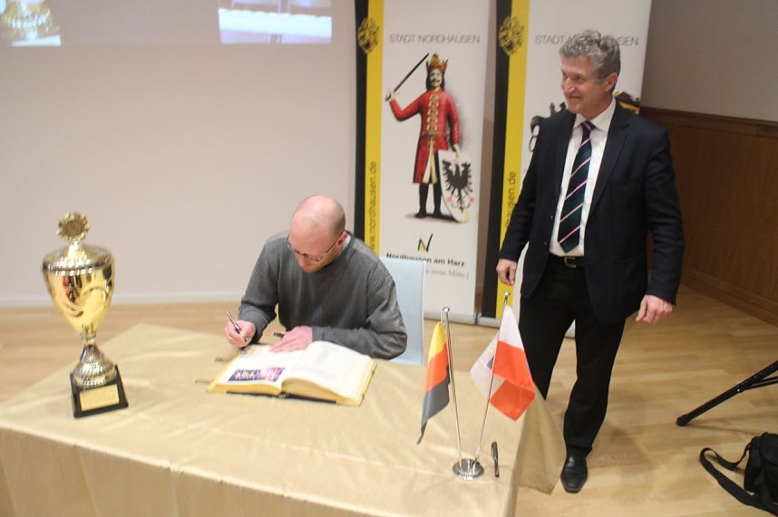 Die Boxer des Nordh&auml;user Sportvereins wurden heute im B&uuml;rgerhaus geehrt