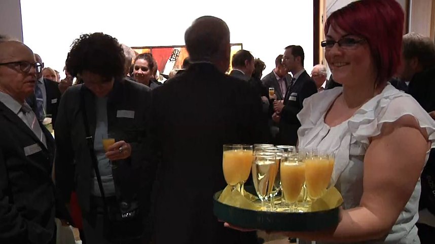 Im B&uuml;rgerhaus fand heute der Neujahrsempfang der Stadt Nordhausen und der Hochschule statt - als besonderer Gast konnte Ministerpr&auml;sident Ramelow begr&uuml;&szlig;t werden