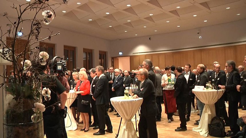 Im B&uuml;rgerhaus fand heute der Neujahrsempfang der Stadt Nordhausen und der Hochschule statt - als besonderer Gast konnte Ministerpr&auml;sident Ramelow begr&uuml;&szlig;t werden