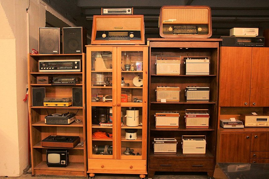 Besuch im Museumskeller