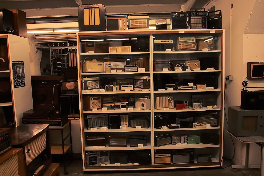 Besuch im Museumskeller