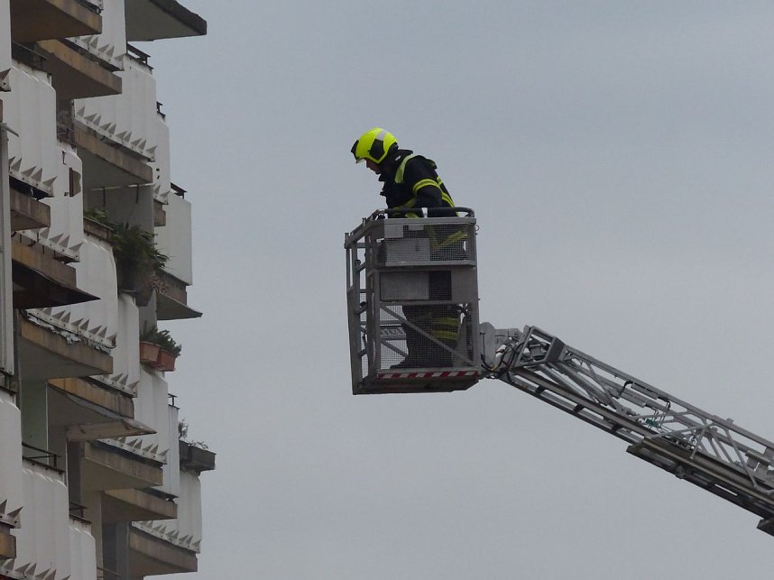 Kellerbrand in der Halleschen Stra&szlig;e