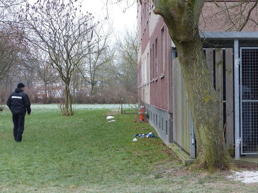 Kellerbrand in der Halleschen Stra&szlig;e