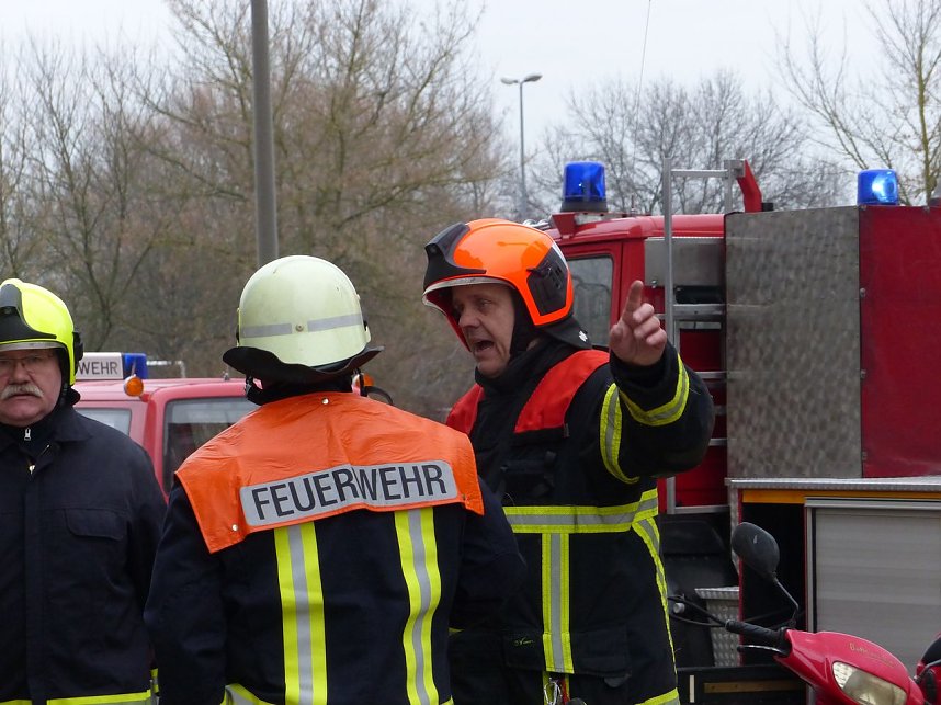 Kellerbrand in der Halleschen Stra&szlig;e