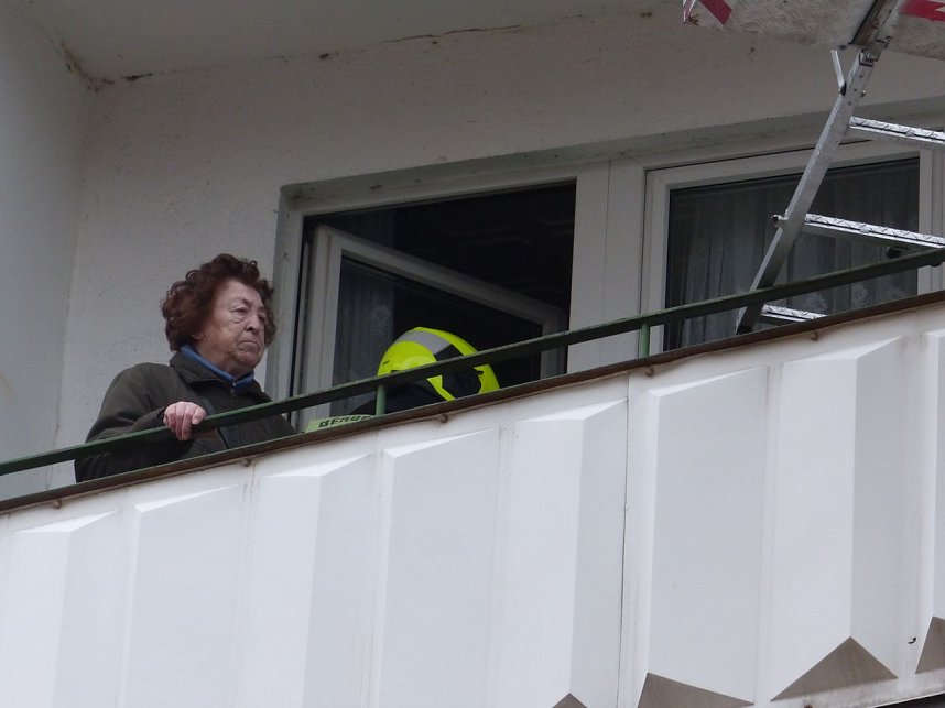 Kellerbrand in der Halleschen Stra&szlig;e