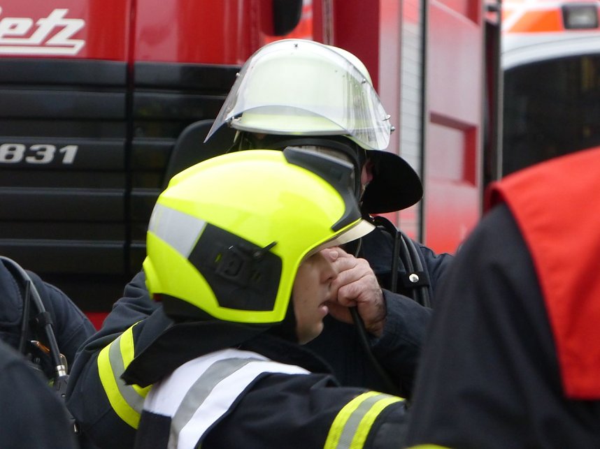 Kellerbrand in der Halleschen Stra&szlig;e