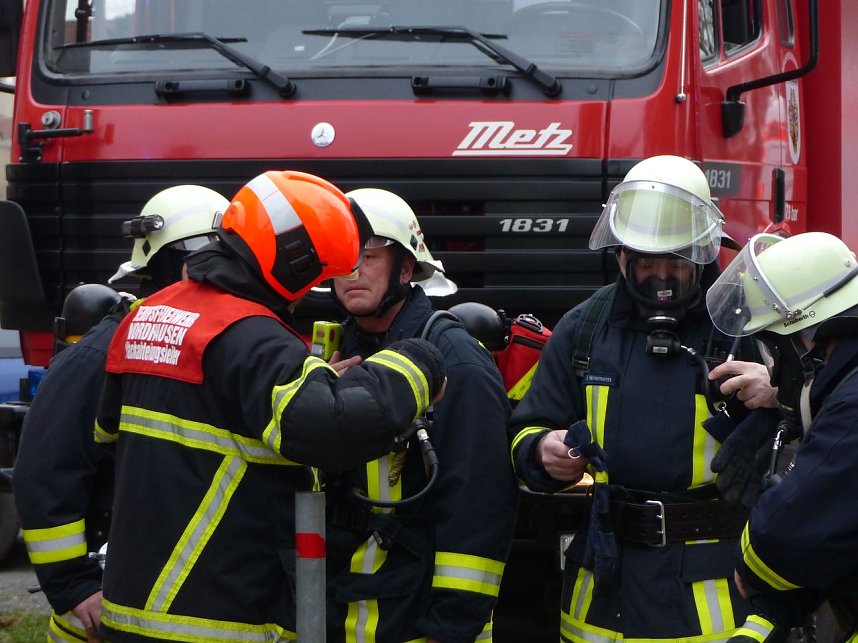 Kellerbrand in der Halleschen Stra&szlig;e