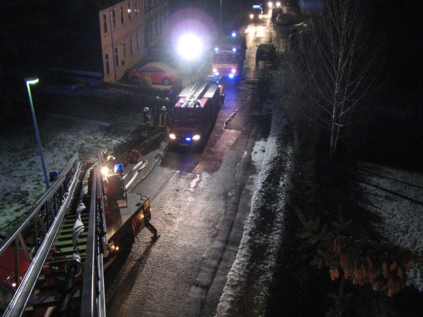 Brand in der Braustra&szlig;e in Bleicherode