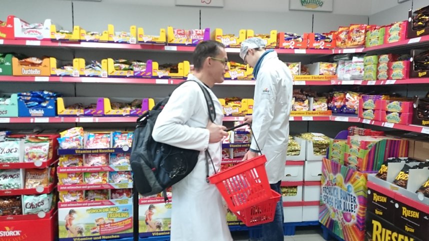 Radsportler belohnten sich mit Schokolade