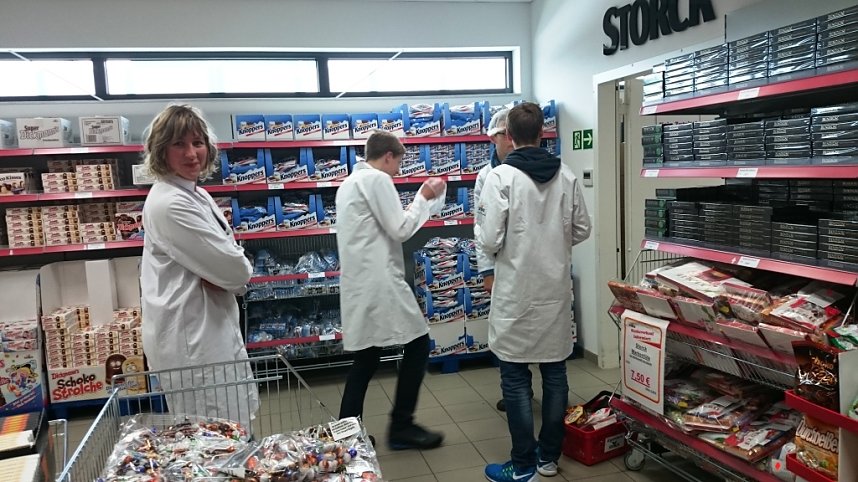 Radsportler belohnten sich mit Schokolade