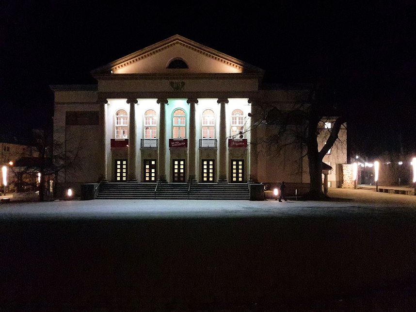 HDR-Nordhausen bei Nacht