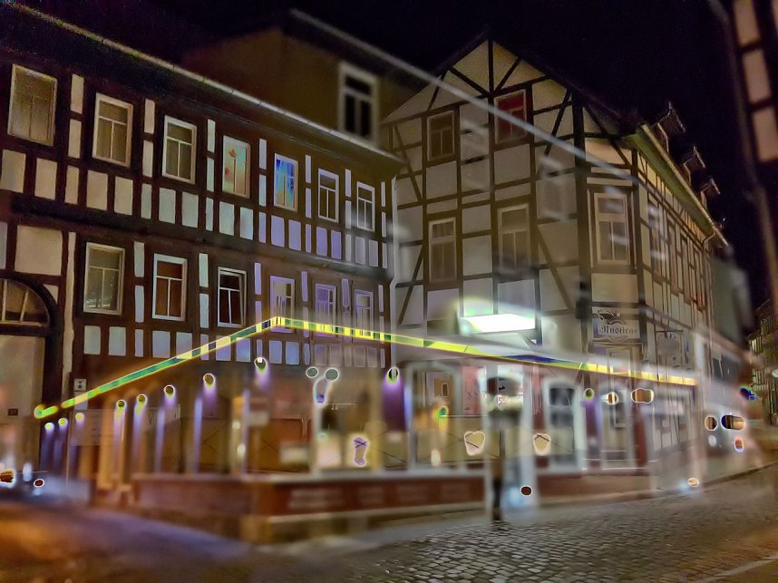 HDR-Nordhausen bei Nacht