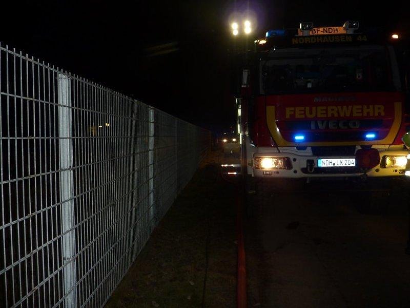 Brand in Werkstatt