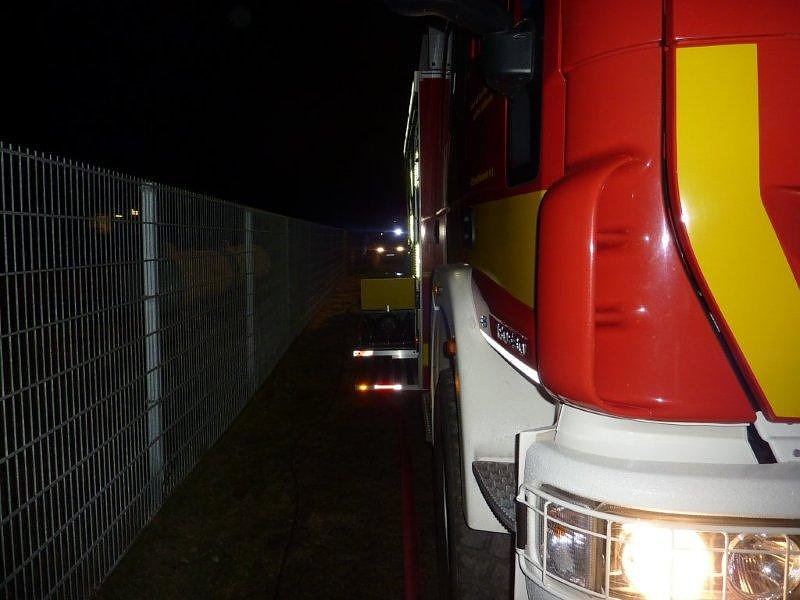 Brand in Werkstatt