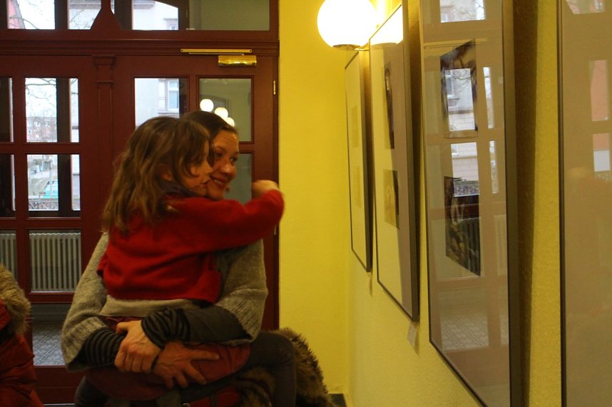 "Zitronenblau" - seit heute ist die neue Ausstellung der Jugendkunstschule Nordhausen im Landratsamt zu sehen