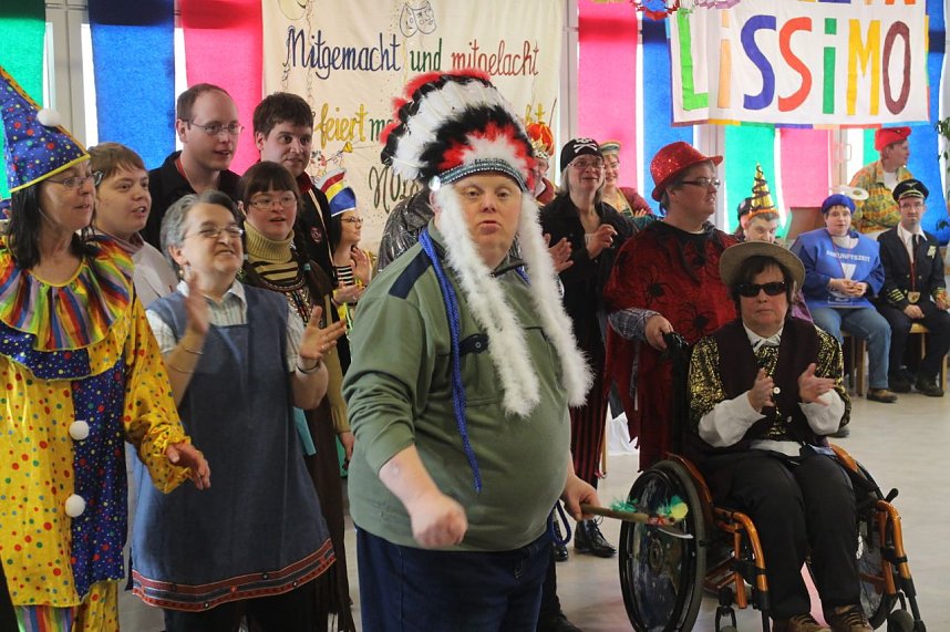 Rosenmontag in der Nordh&auml;user Lebenshilfe