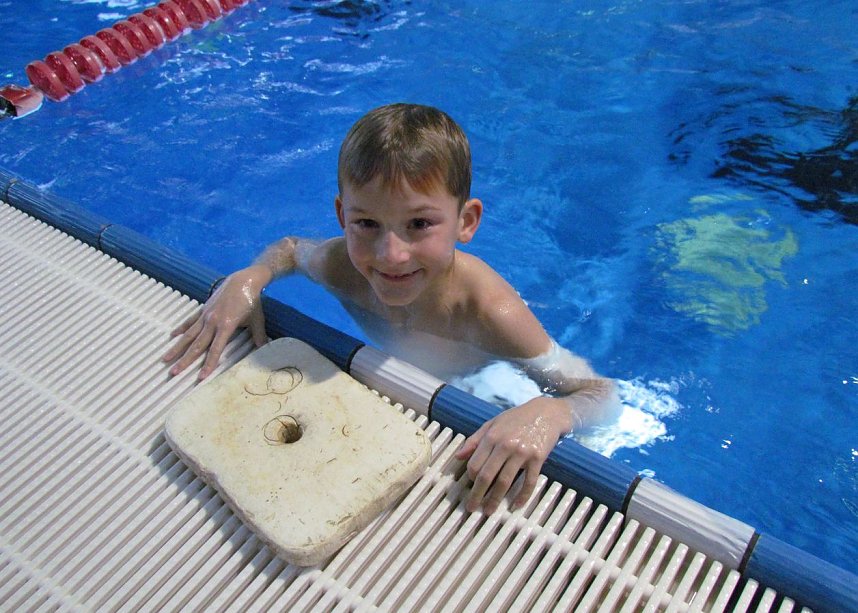 Aufbauschwimmen im Badehaus