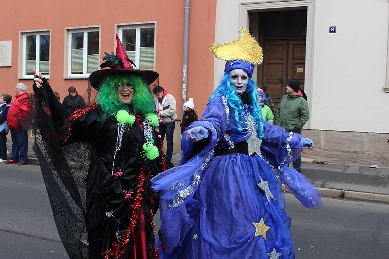 N&auml;rrinnen und Narren zogen durch Sondershausen (1)