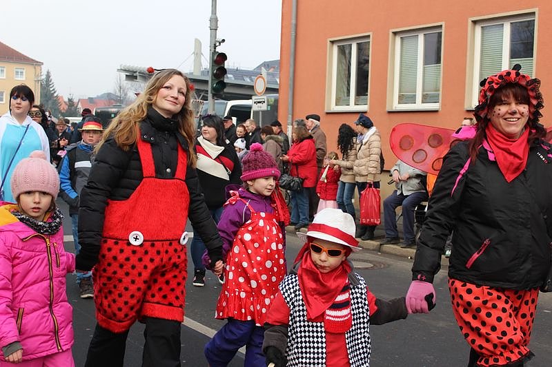 N&auml;rrinnen und Narren zogen durch Sondershausen (1)