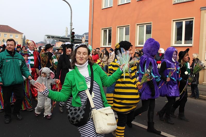 N&auml;rrinnen und Narren zogen durch Sondershausen (2)