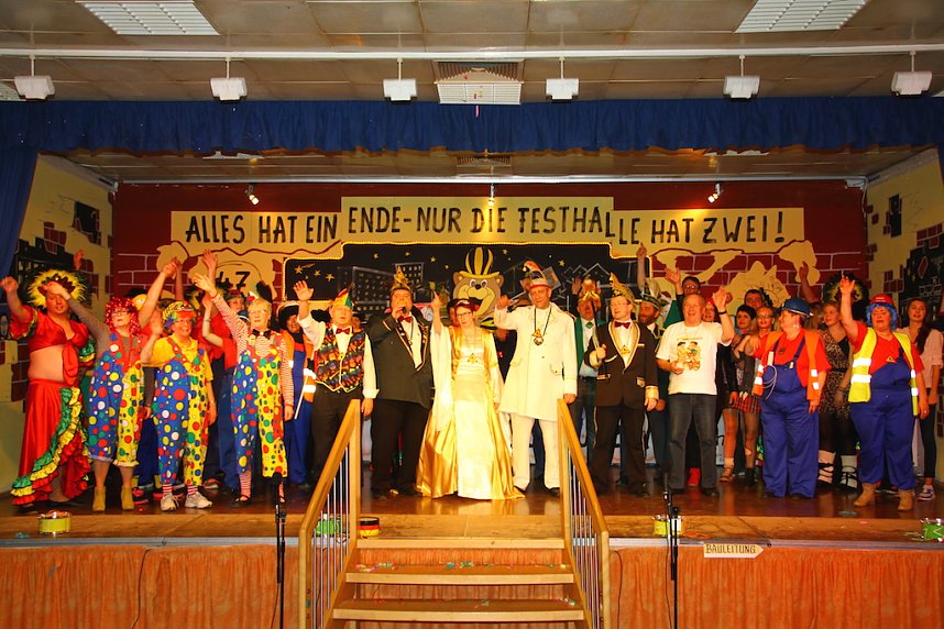 Die letzte Feier in der Festhalle Sollstedt fand am Rosenmontag statt