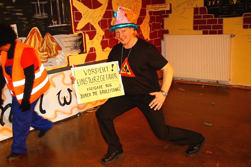 Die letzte Feier in der Festhalle Sollstedt fand am Rosenmontag statt