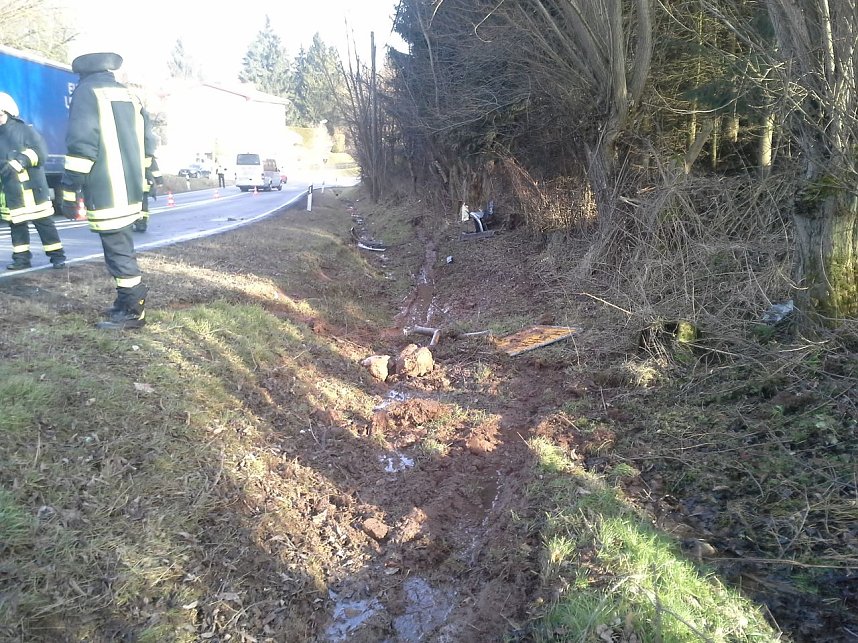 Unfall auf der B 243