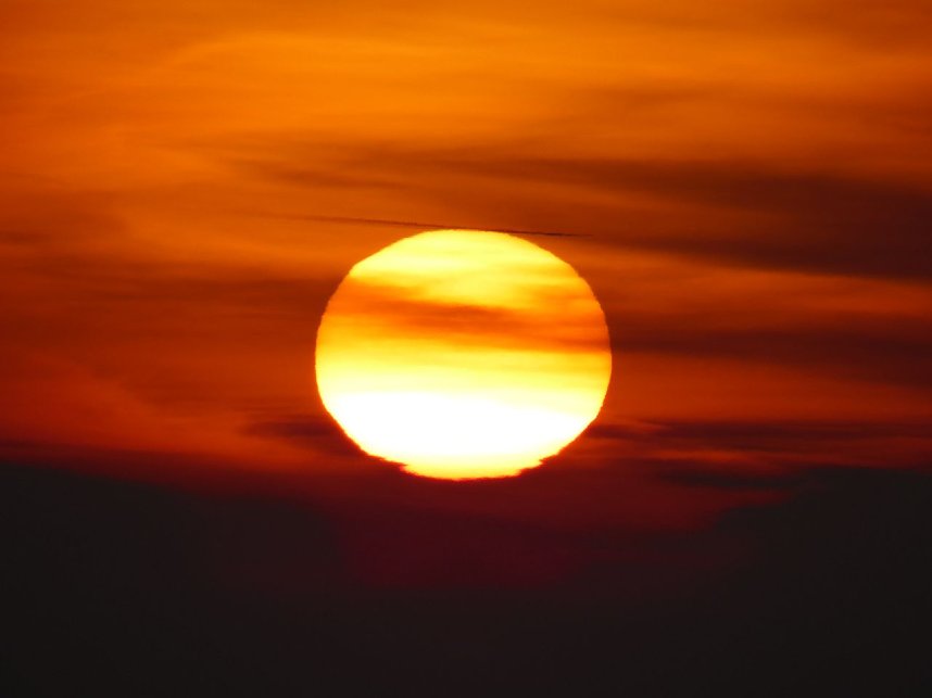 Sonnenuntergang bei Beyernaumburg