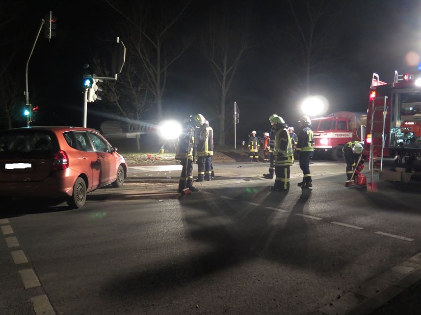 Unfall vor dem Hotel "Zur Hoffnung"
