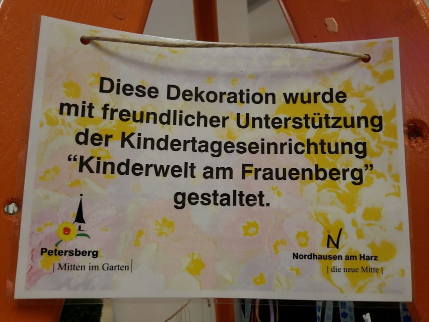 Osterschmuck in der Markt-Passage