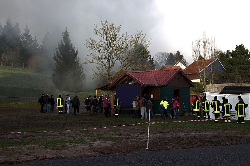 Osterfeuer in Herreden