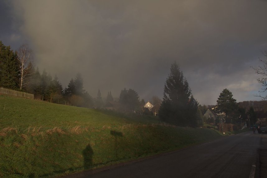 Osterfeuer in Herreden