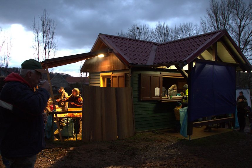 Osterfeuer in Herreden