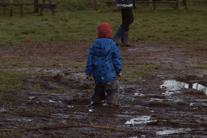 Osterfeuer in Herreden