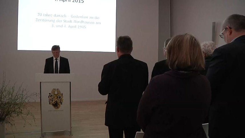 70. Jahrestag der Bombardierung Nordhausens