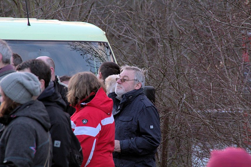 Osterfeuer in Nordhausen Nord