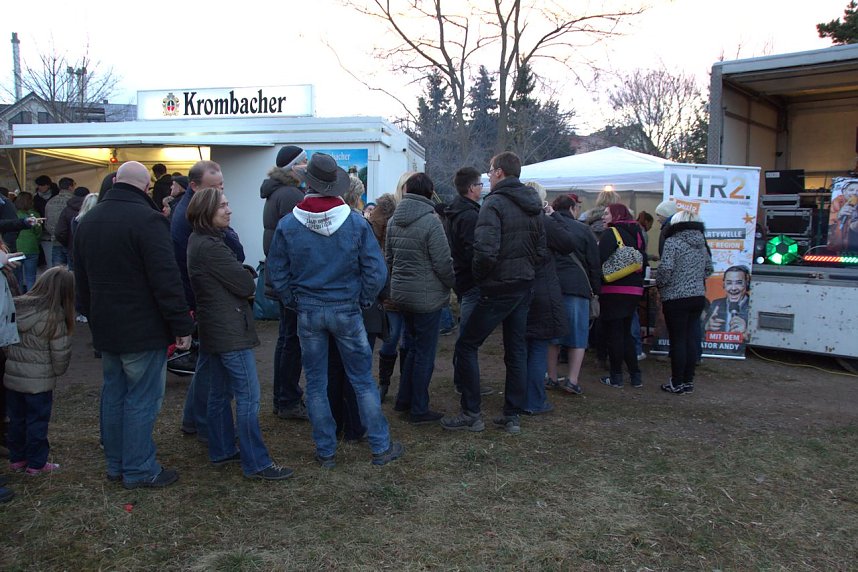 Osterfeuer in Nordhausen Nord