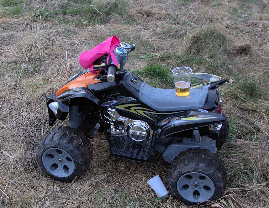 Osterfeuer in Nordhausen Nord