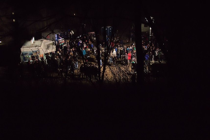 Osterfeuer in Nordhausen Nord