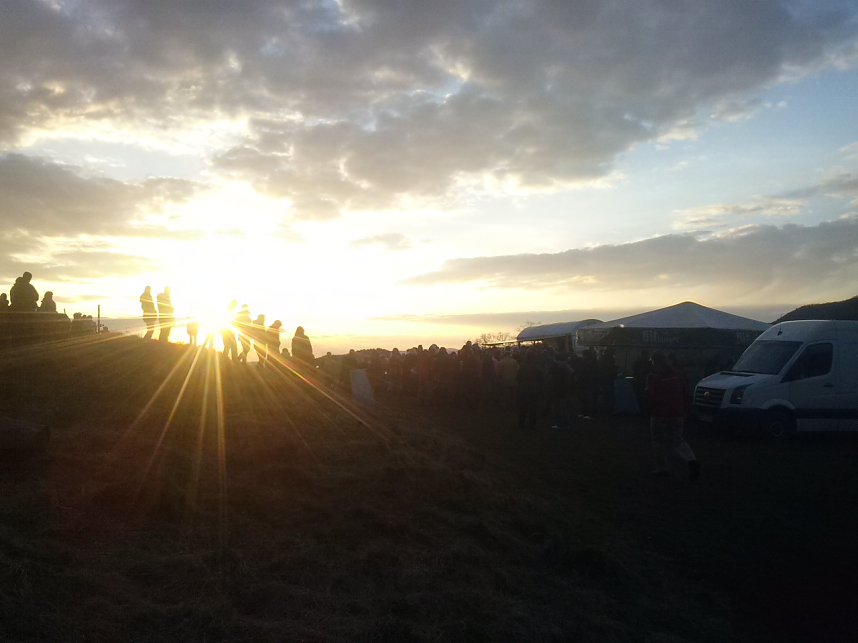 Osterfeuer in Neustadt