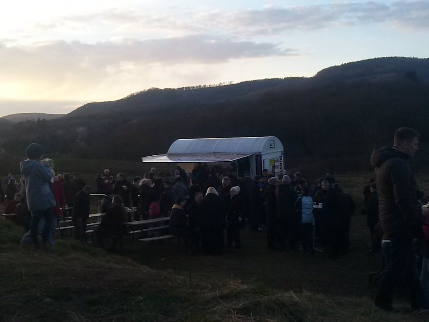 Osterfeuer in Neustadt