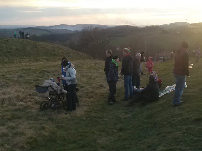 Osterfeuer in Neustadt