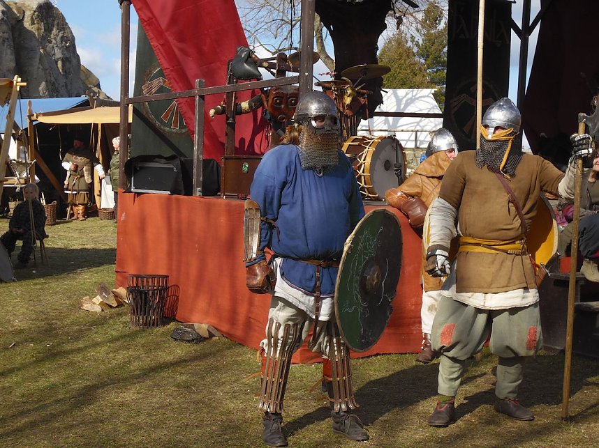 Wikinger auf der Burg Regenstein