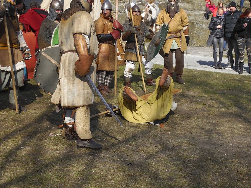 Wikinger auf der Burg Regenstein