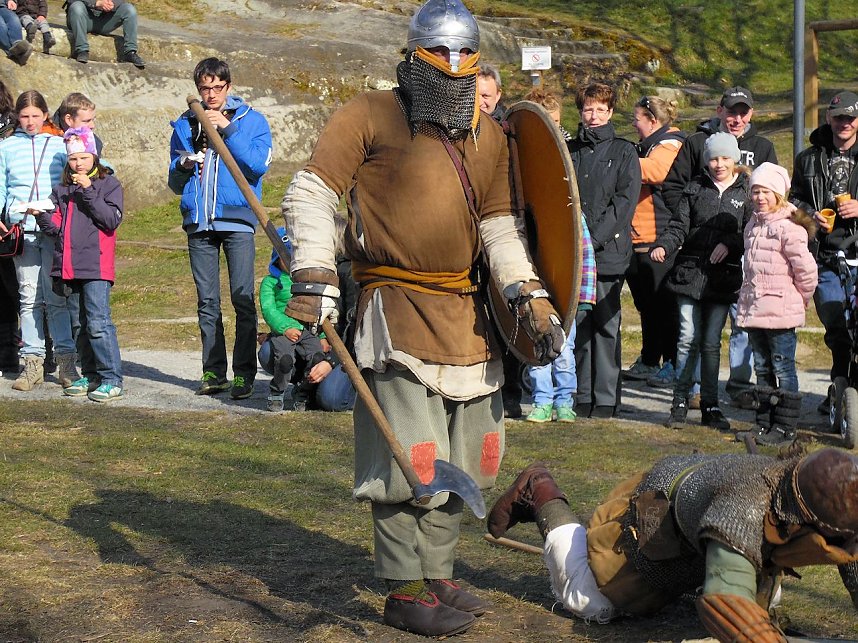 Wikinger auf der Burg Regenstein